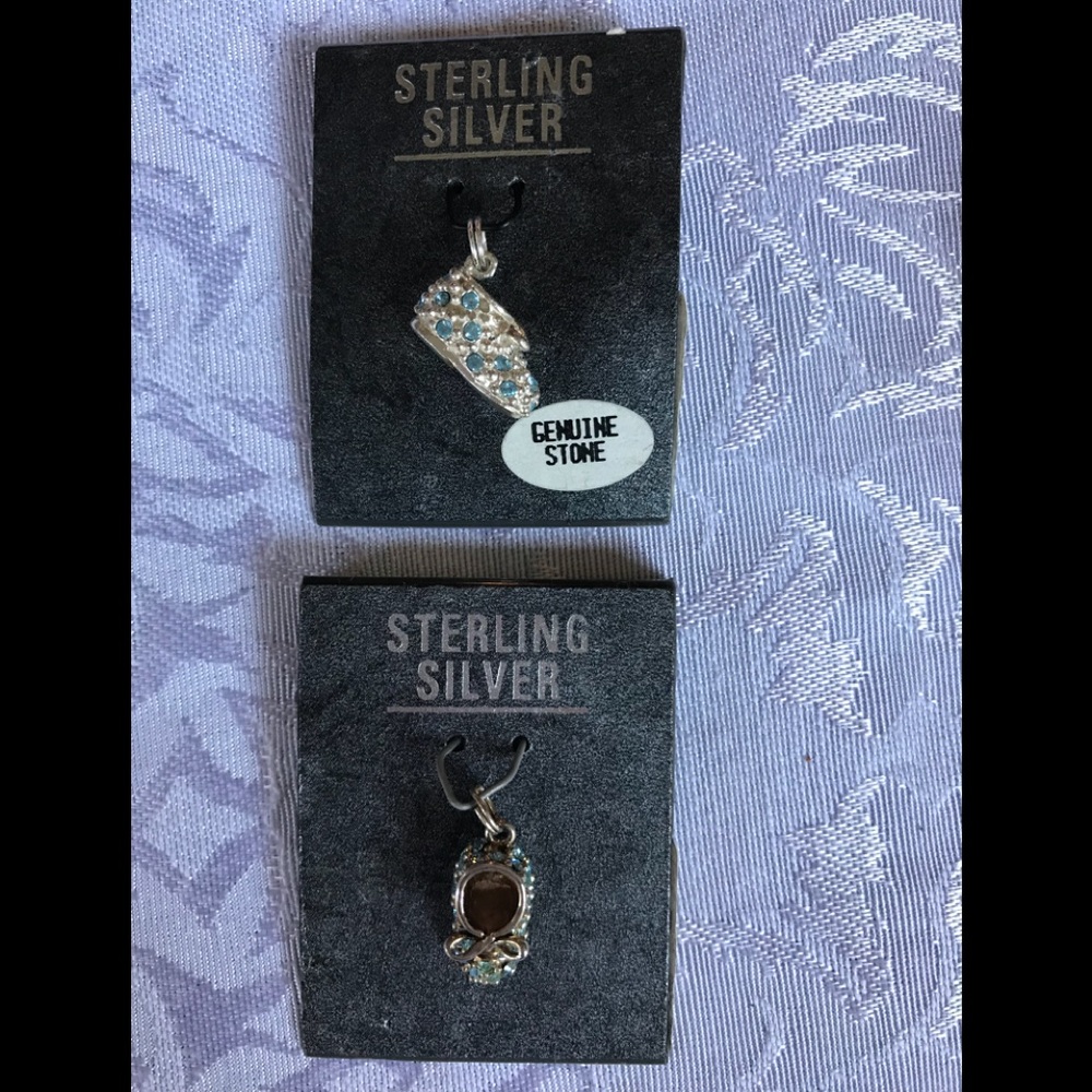 Sterling silver baby charms
